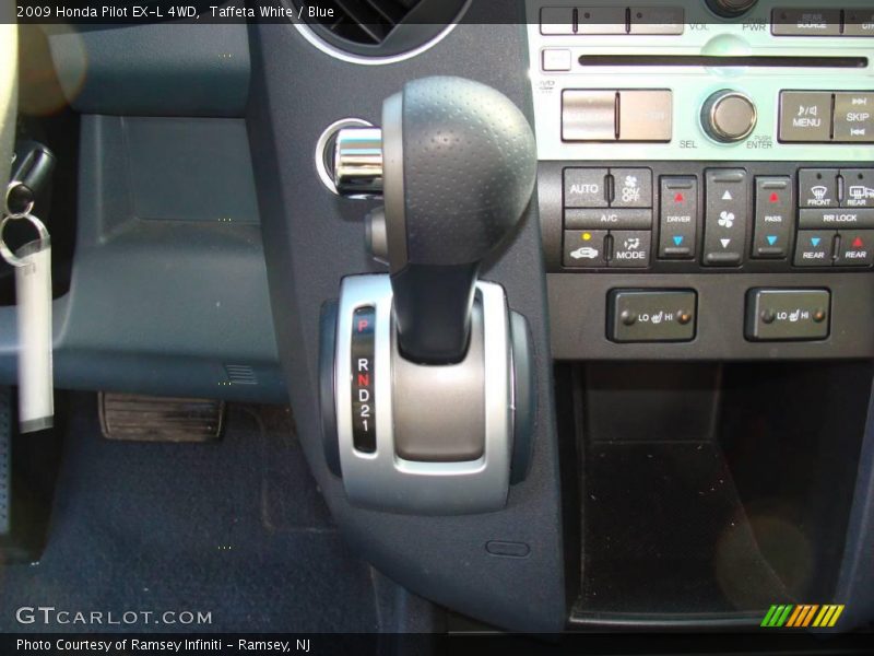 Taffeta White / Blue 2009 Honda Pilot EX-L 4WD