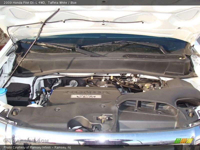 Taffeta White / Blue 2009 Honda Pilot EX-L 4WD