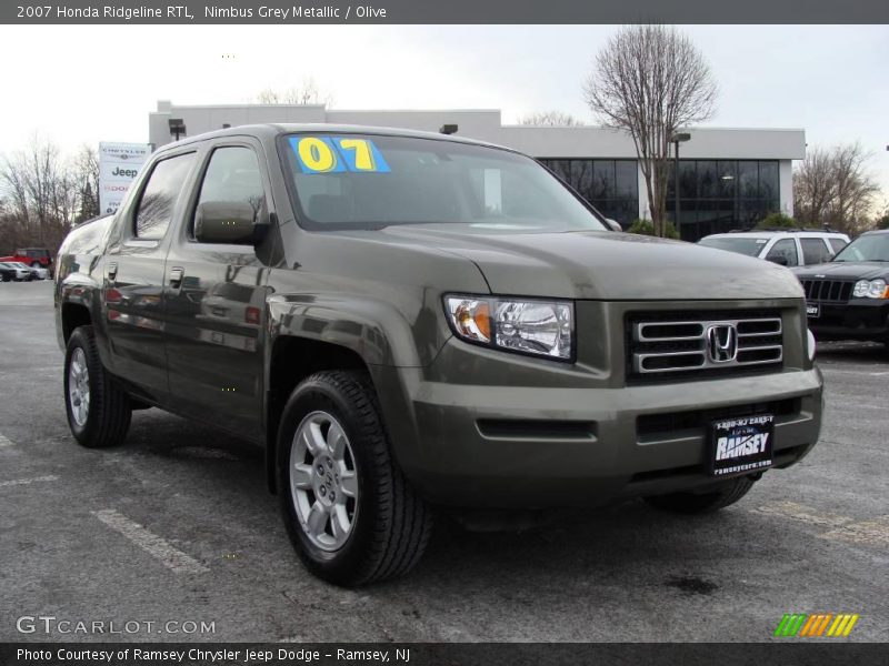 Nimbus Grey Metallic / Olive 2007 Honda Ridgeline RTL