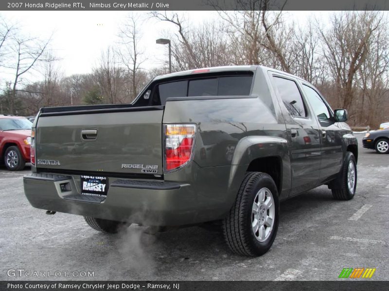 Nimbus Grey Metallic / Olive 2007 Honda Ridgeline RTL