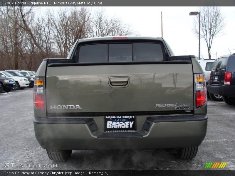 Nimbus Grey Metallic / Olive 2007 Honda Ridgeline RTL