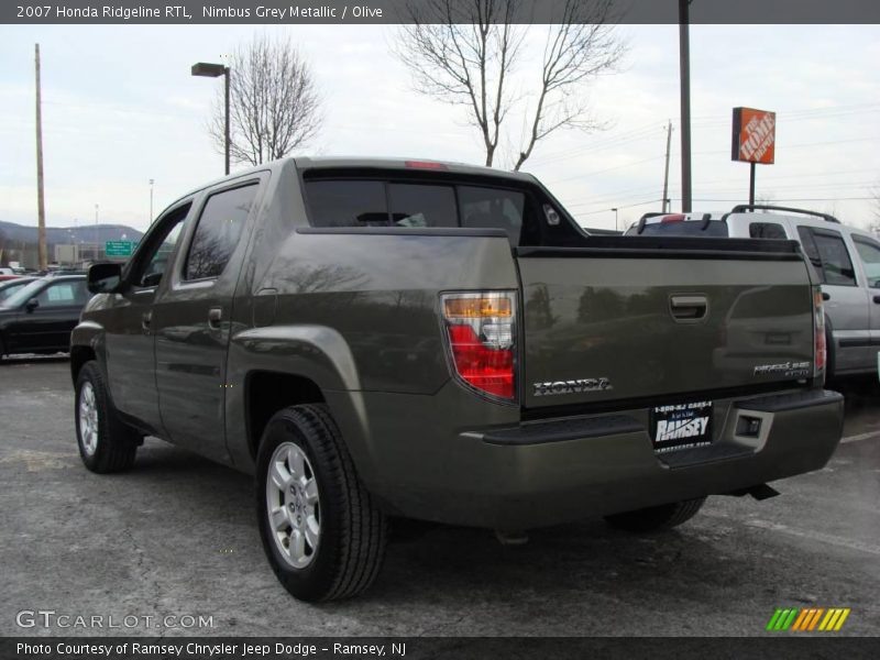Nimbus Grey Metallic / Olive 2007 Honda Ridgeline RTL