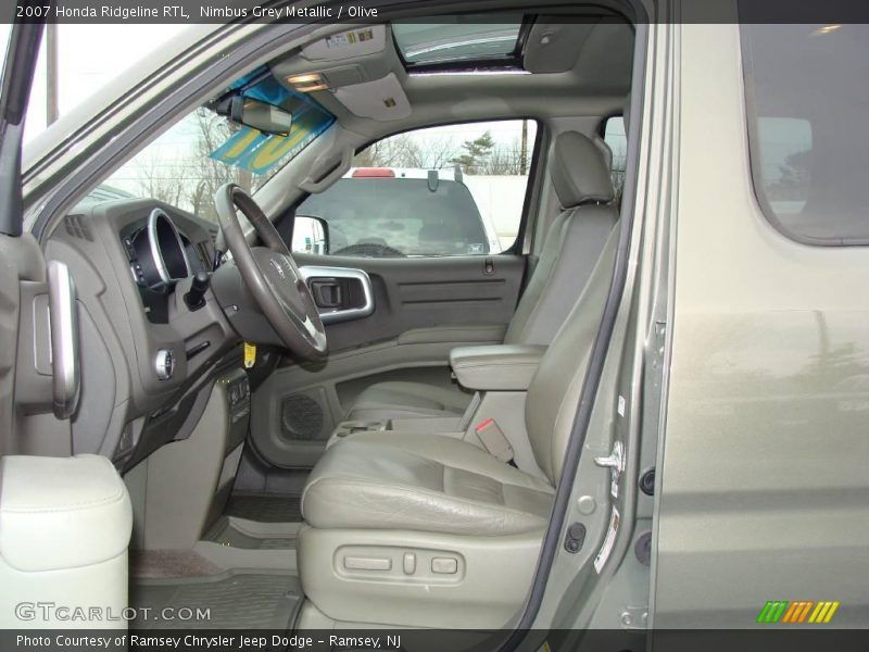 Nimbus Grey Metallic / Olive 2007 Honda Ridgeline RTL