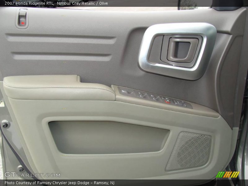 Nimbus Grey Metallic / Olive 2007 Honda Ridgeline RTL