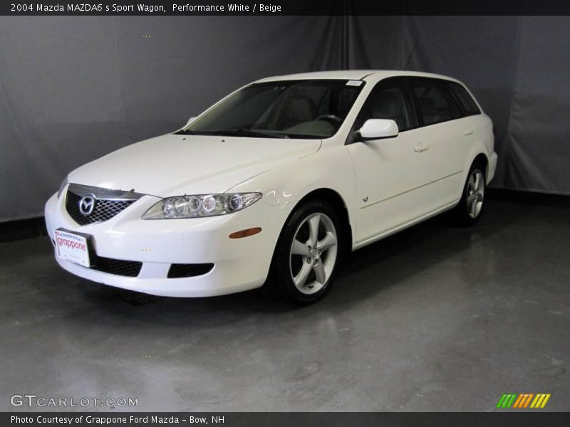 Performance White / Beige 2004 Mazda MAZDA6 s Sport Wagon