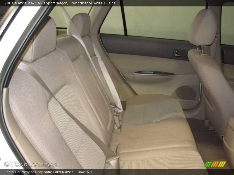 Performance White / Beige 2004 Mazda MAZDA6 s Sport Wagon