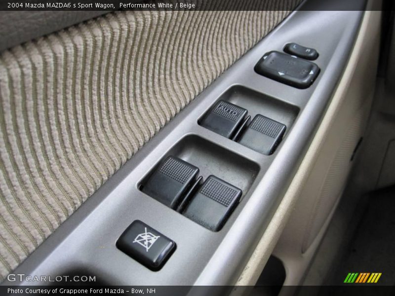 Performance White / Beige 2004 Mazda MAZDA6 s Sport Wagon
