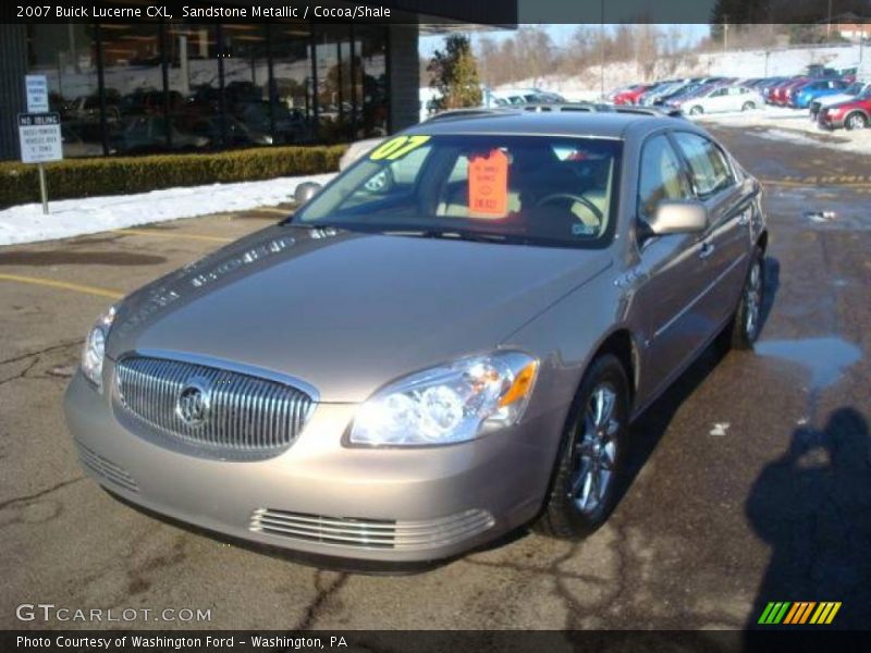 Sandstone Metallic / Cocoa/Shale 2007 Buick Lucerne CXL