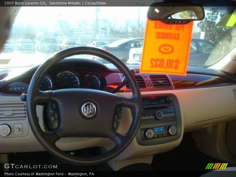 Sandstone Metallic / Cocoa/Shale 2007 Buick Lucerne CXL