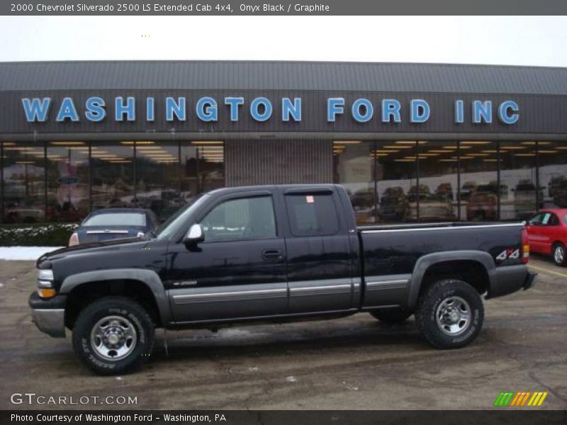 Onyx Black / Graphite 2000 Chevrolet Silverado 2500 LS Extended Cab 4x4