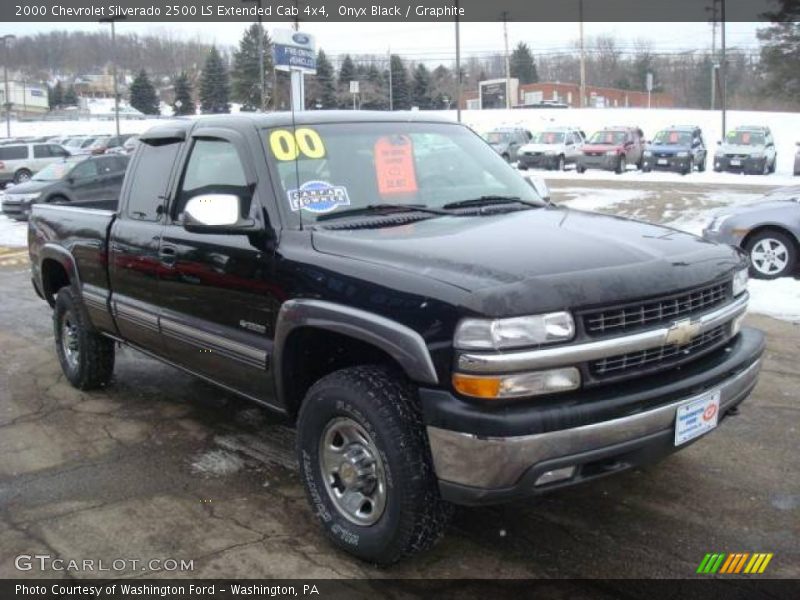 Onyx Black / Graphite 2000 Chevrolet Silverado 2500 LS Extended Cab 4x4