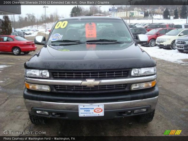 Onyx Black / Graphite 2000 Chevrolet Silverado 2500 LS Extended Cab 4x4