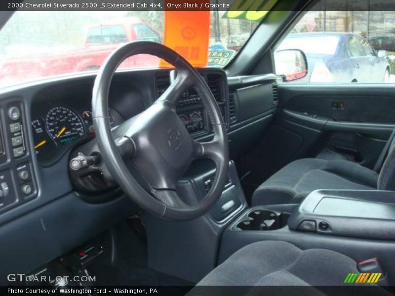Onyx Black / Graphite 2000 Chevrolet Silverado 2500 LS Extended Cab 4x4