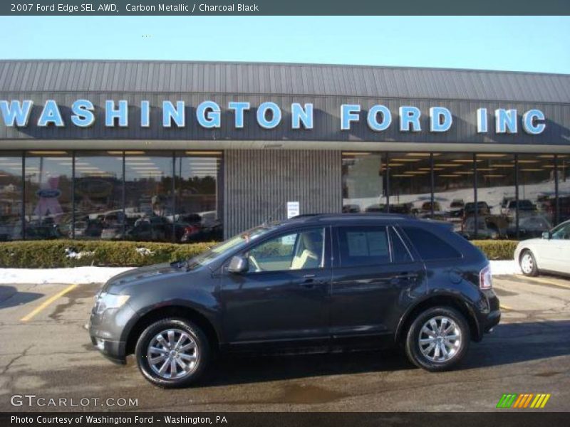 Carbon Metallic / Charcoal Black 2007 Ford Edge SEL AWD