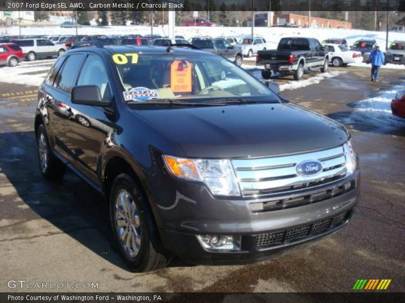 Carbon Metallic / Charcoal Black 2007 Ford Edge SEL AWD