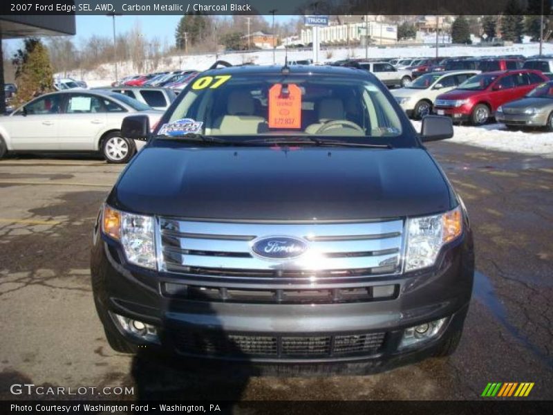 Carbon Metallic / Charcoal Black 2007 Ford Edge SEL AWD
