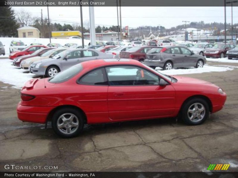 Bright Red / Dark Charcoal 2000 Ford Escort ZX2 Coupe