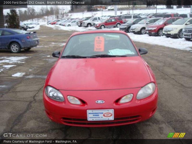 Bright Red / Dark Charcoal 2000 Ford Escort ZX2 Coupe