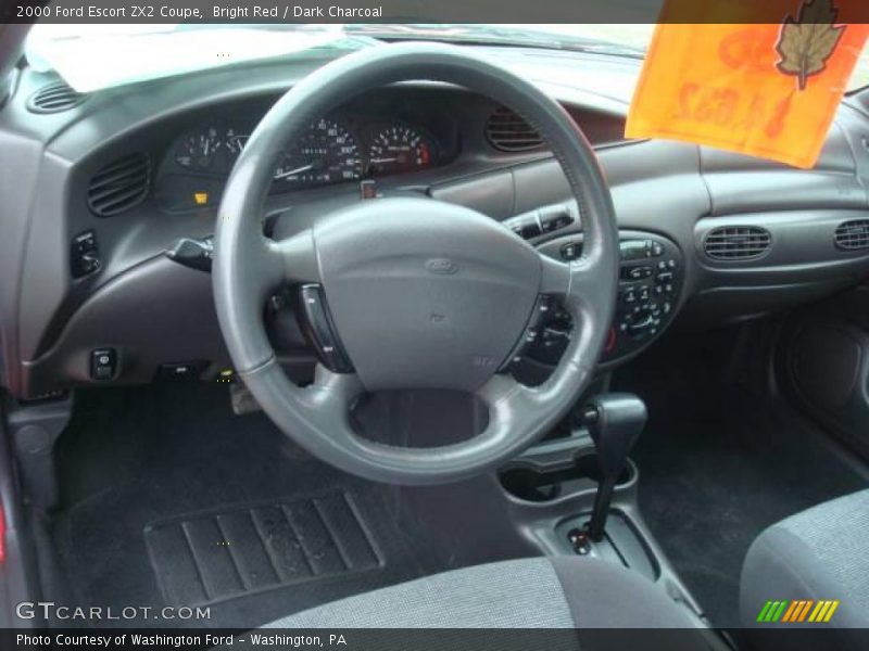 Bright Red / Dark Charcoal 2000 Ford Escort ZX2 Coupe