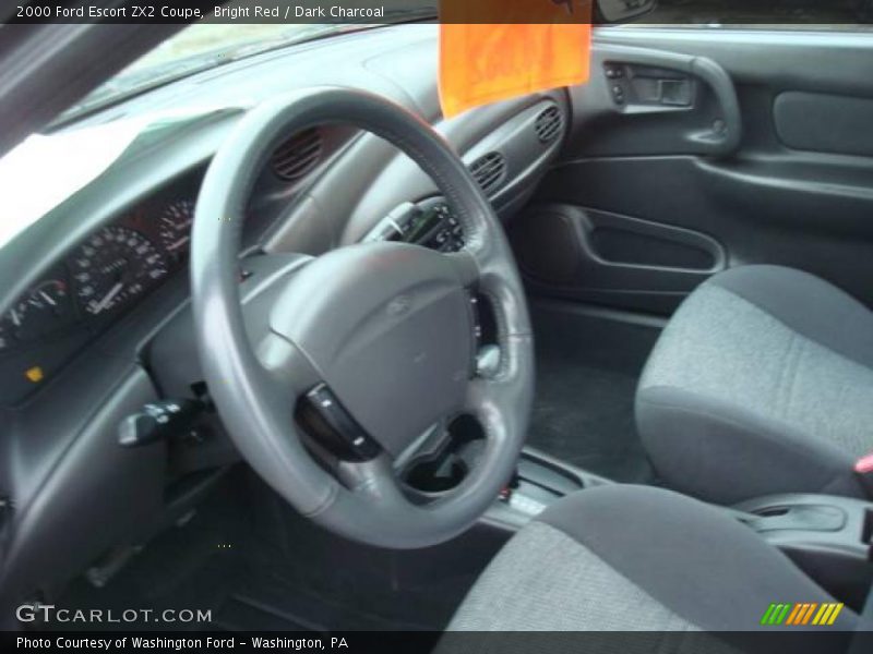 Bright Red / Dark Charcoal 2000 Ford Escort ZX2 Coupe