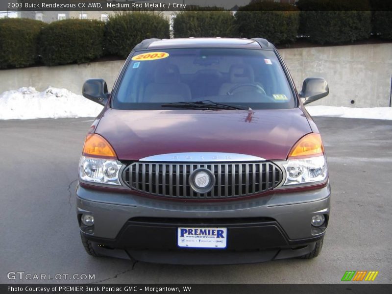 Medium Red Metallic / Gray 2003 Buick Rendezvous CX AWD