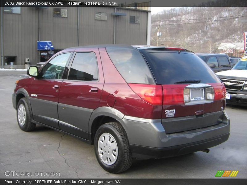 Medium Red Metallic / Gray 2003 Buick Rendezvous CX AWD