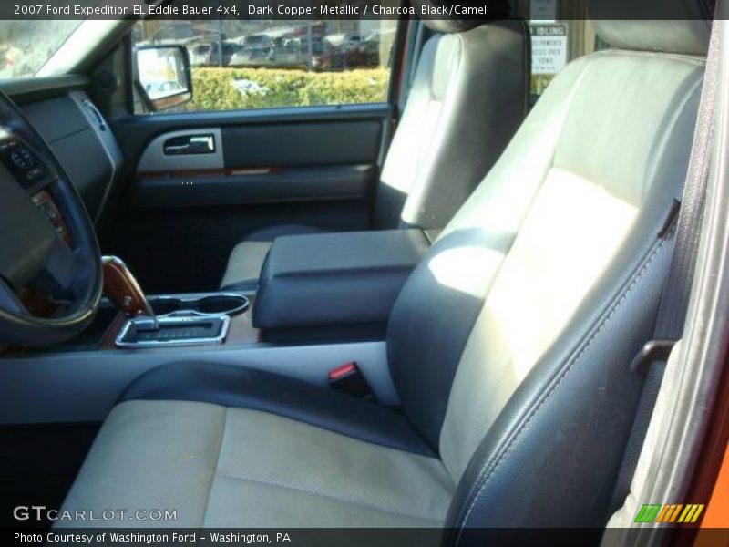 Dark Copper Metallic / Charcoal Black/Camel 2007 Ford Expedition EL Eddie Bauer 4x4