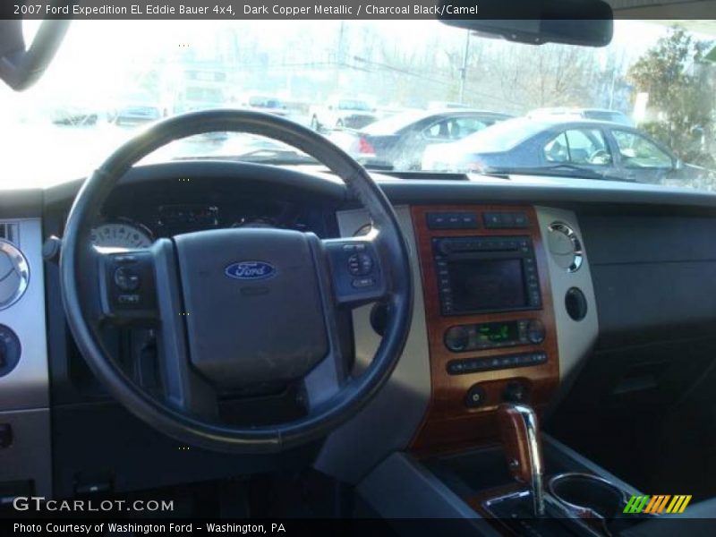 Dark Copper Metallic / Charcoal Black/Camel 2007 Ford Expedition EL Eddie Bauer 4x4