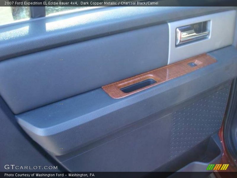 Dark Copper Metallic / Charcoal Black/Camel 2007 Ford Expedition EL Eddie Bauer 4x4