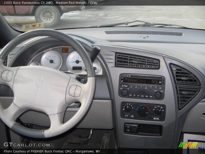 Medium Red Metallic / Gray 2003 Buick Rendezvous CX AWD