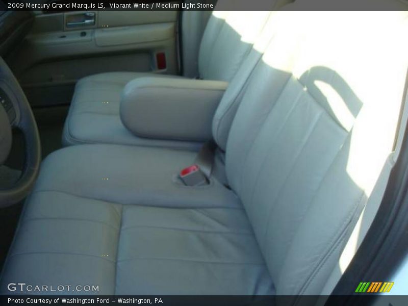 Vibrant White / Medium Light Stone 2009 Mercury Grand Marquis LS