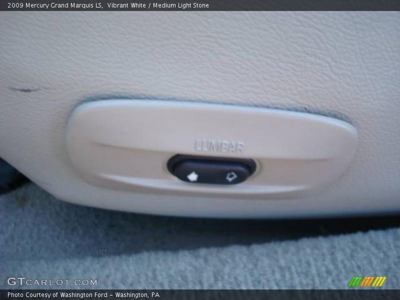 Vibrant White / Medium Light Stone 2009 Mercury Grand Marquis LS