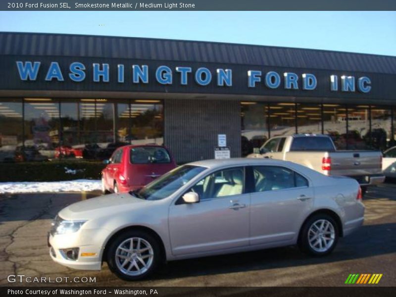 Smokestone Metallic / Medium Light Stone 2010 Ford Fusion SEL