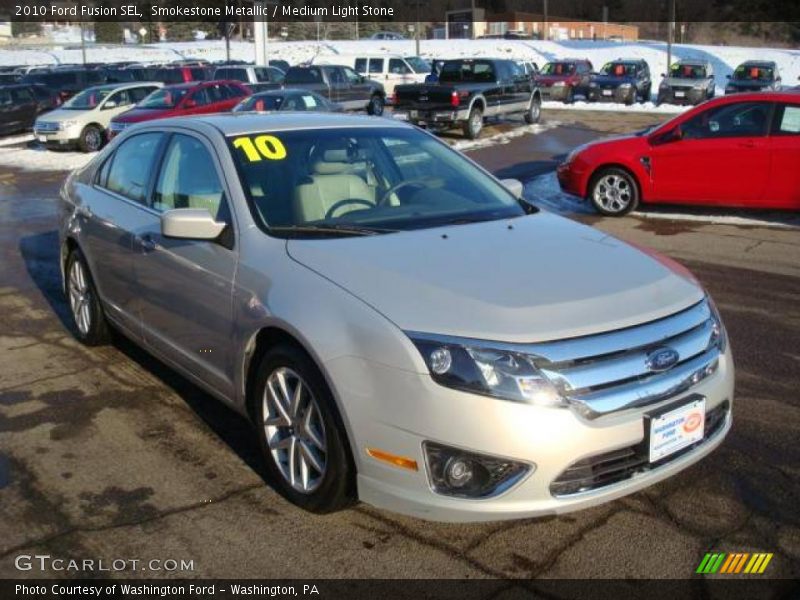 Smokestone Metallic / Medium Light Stone 2010 Ford Fusion SEL