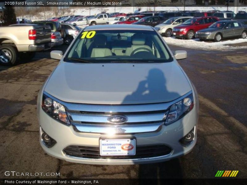 Smokestone Metallic / Medium Light Stone 2010 Ford Fusion SEL