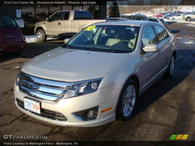 Smokestone Metallic / Medium Light Stone 2010 Ford Fusion SEL