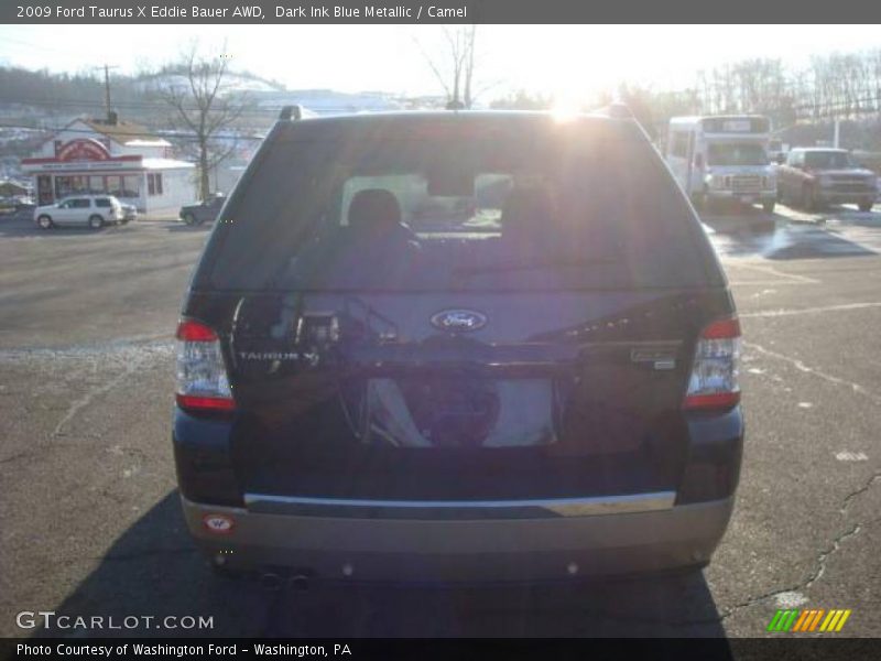 Dark Ink Blue Metallic / Camel 2009 Ford Taurus X Eddie Bauer AWD