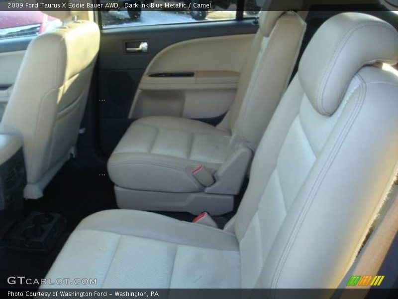 Dark Ink Blue Metallic / Camel 2009 Ford Taurus X Eddie Bauer AWD