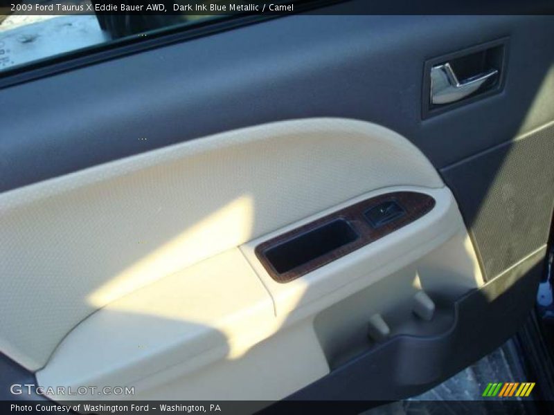 Dark Ink Blue Metallic / Camel 2009 Ford Taurus X Eddie Bauer AWD