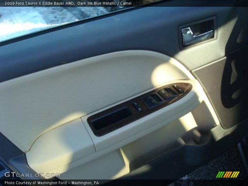 Dark Ink Blue Metallic / Camel 2009 Ford Taurus X Eddie Bauer AWD