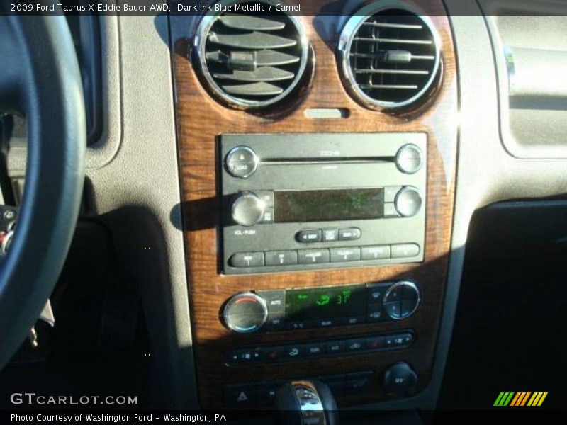 Dark Ink Blue Metallic / Camel 2009 Ford Taurus X Eddie Bauer AWD