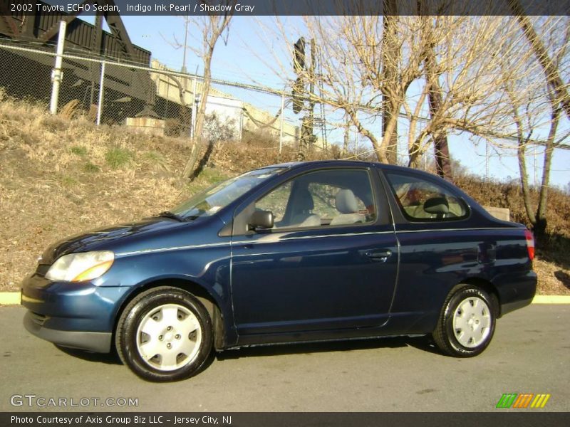 Indigo Ink Pearl / Shadow Gray 2002 Toyota ECHO Sedan