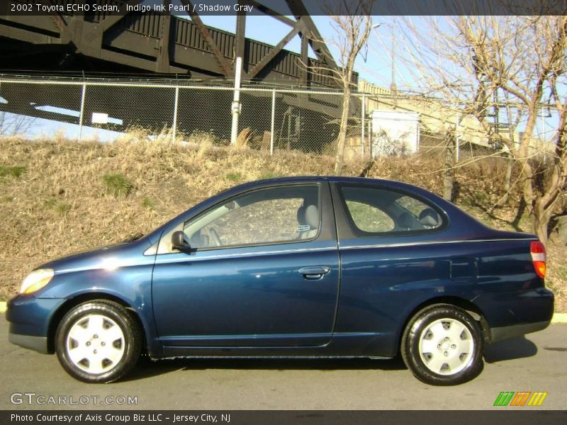 Indigo Ink Pearl / Shadow Gray 2002 Toyota ECHO Sedan