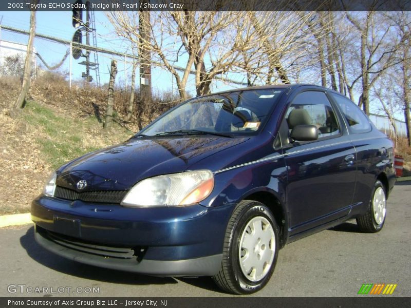 Indigo Ink Pearl / Shadow Gray 2002 Toyota ECHO Sedan