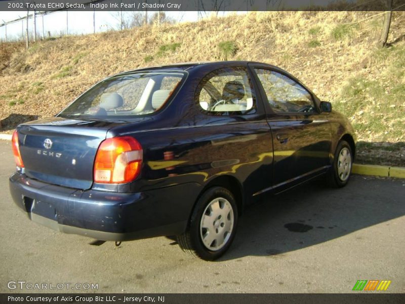 Indigo Ink Pearl / Shadow Gray 2002 Toyota ECHO Sedan