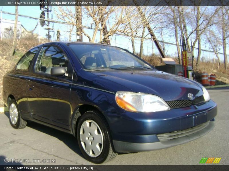 Indigo Ink Pearl / Shadow Gray 2002 Toyota ECHO Sedan