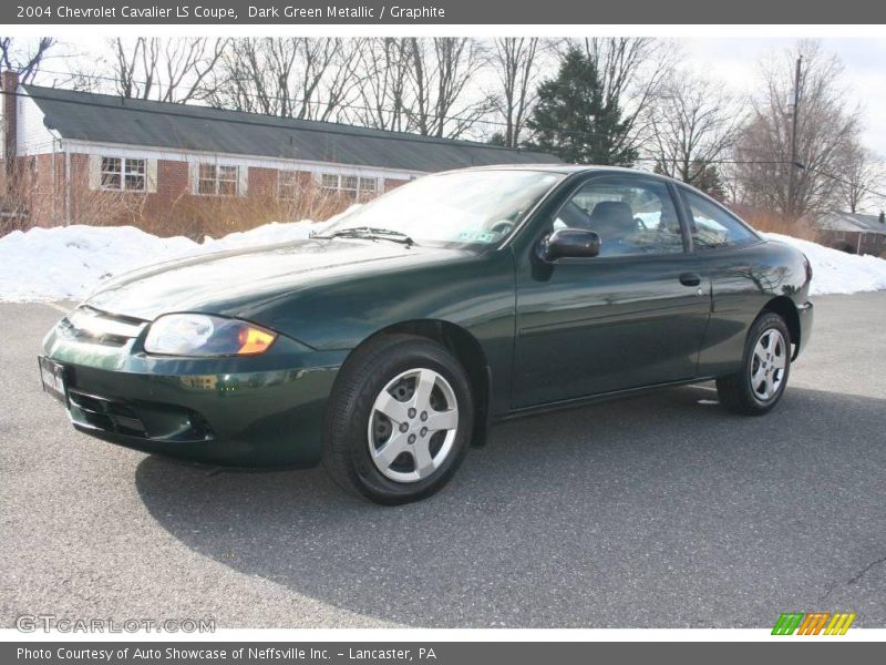 Dark Green Metallic / Graphite 2004 Chevrolet Cavalier LS Coupe