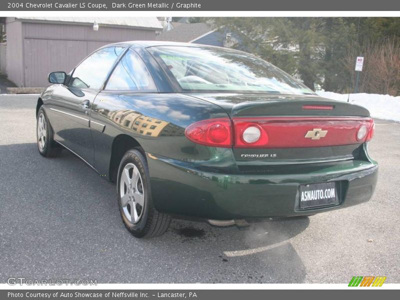 Dark Green Metallic / Graphite 2004 Chevrolet Cavalier LS Coupe