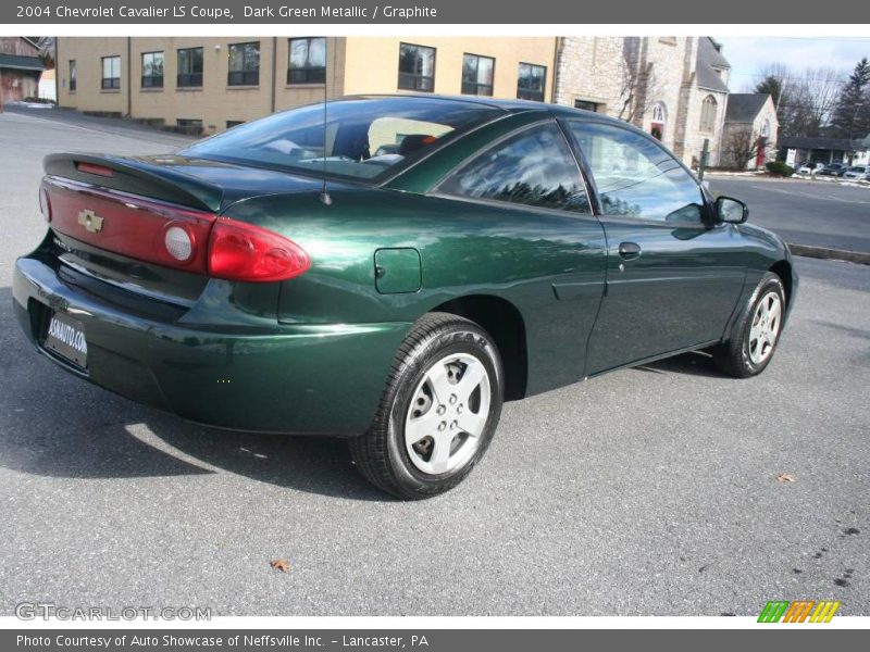 Dark Green Metallic / Graphite 2004 Chevrolet Cavalier LS Coupe