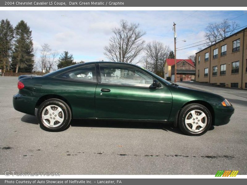 Dark Green Metallic / Graphite 2004 Chevrolet Cavalier LS Coupe